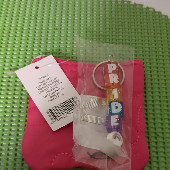Gold pride keychains/ coin purse Bundle New - Picture 2 of 5